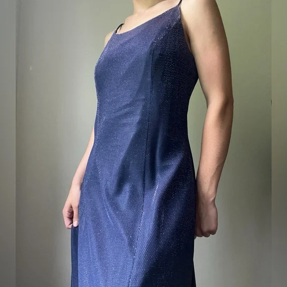navy blue dress for baby girl Vintage 90s - Early 2000s Prom Dresses main image 1